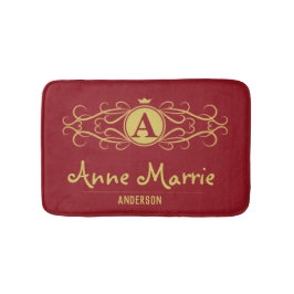 Personalized Rose Dial Women’s Elegant Custom Time Badematte