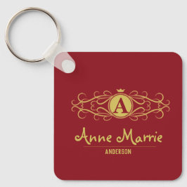 Personalized Rose Dial Women’s Elegant Custom Time Schlüsselanhänger