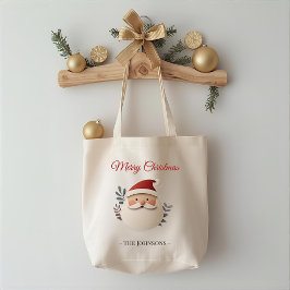 Personalized Santa Christmas – Holiday Tote Bag Tragetasche