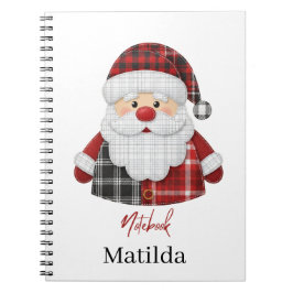 Personalized Santa notebook  Notizblock