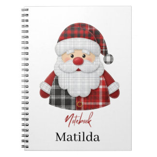 Personalized Santa notebook Notizblock