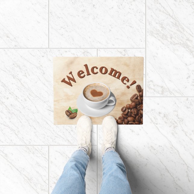 Personalized Seaside Welcome Doormat Fußmatte (Indoor)