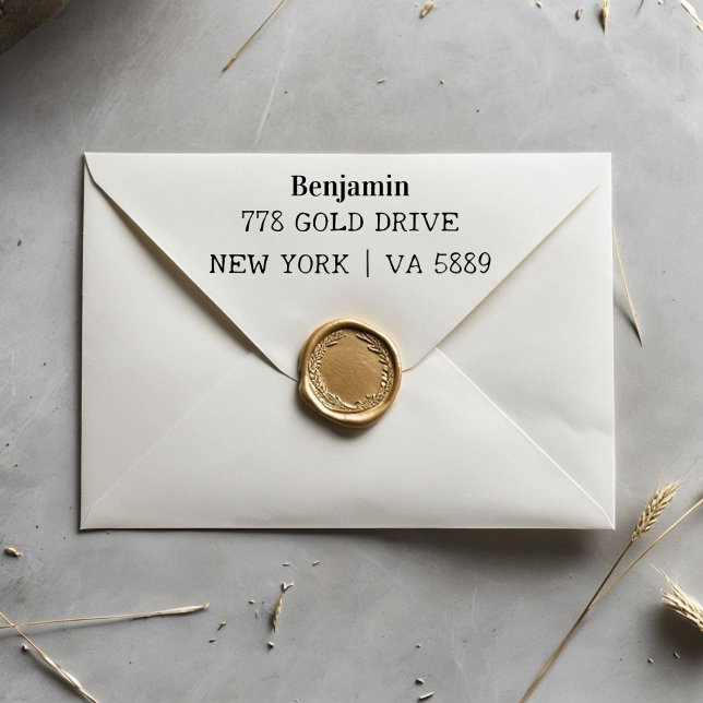 Personalized Self Inking Address Name Stamp Permastempel (Von Creator hochgeladen)