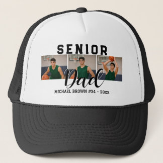 Personalized Senior Night Basketball Dad Gift Truckerkappe
