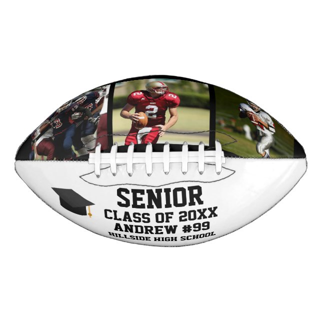 Personalized Senior Night Class Of 2026 Graduation Football (Vorderseite)