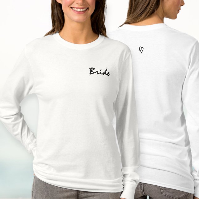Personalized shirt for the bride - Bride's shirt (Von Creator hochgeladen)