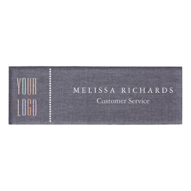 Personalized Small Name Badge (Devant)