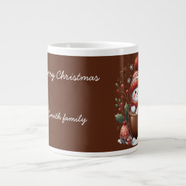 Personalized Snowman Mug - Custom Name Gift Jumbo-Tasse
