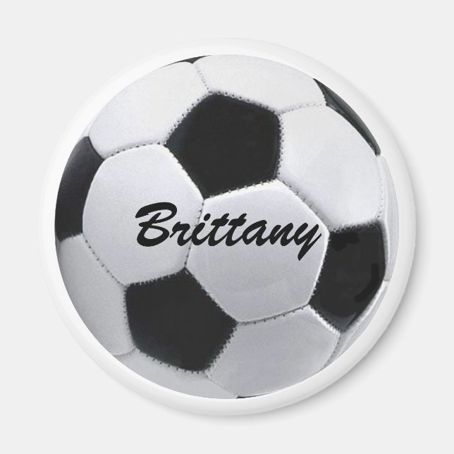 Personalized Soccer Ball Magnet (Vorne)