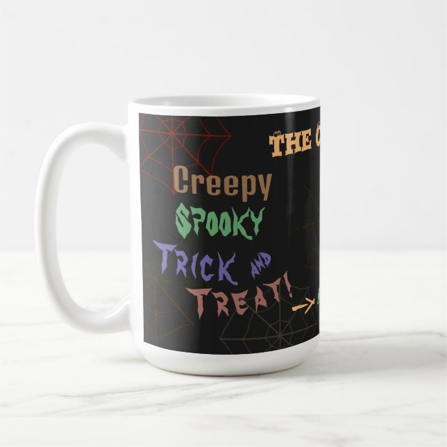 Personalized Spooky Halloween Magically Potions Kaffeetasse (Links)