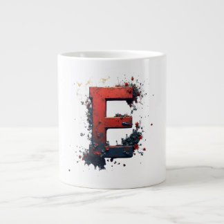 Personalized Sports Fan Monogram Custom Initial  Jumbo-Tasse