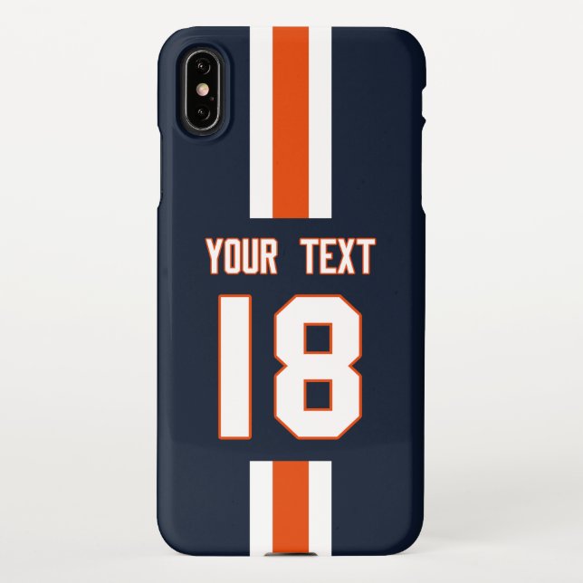 Personalized Sports Jersey  iPhone Hülle (Rückseite)