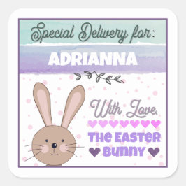 Personalized Stickers from Easter Bunny With Love