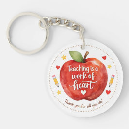 Personalized Teacher Appreciation Keychain Schlüsselanhänger