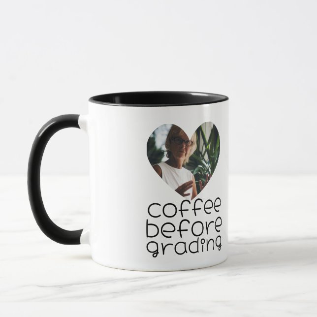 Personalized Teacher Gift Mug with Photo (Gauche)