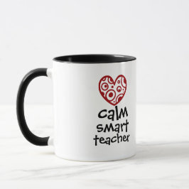 Personalized Teacher Heart Frame Appreciation Gift Tasse