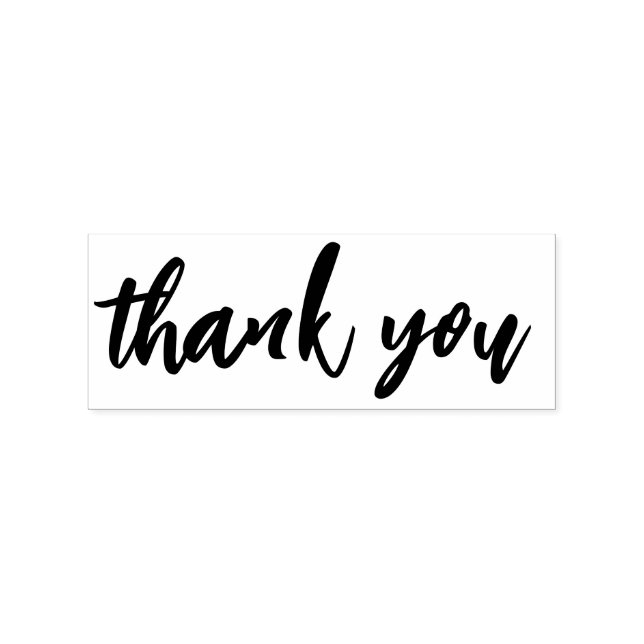 Personalized Thank You  Gummistempel (Prägung)