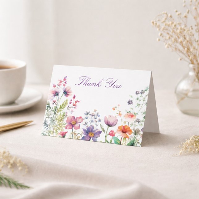 Personalized Thank You Wildflower Cottagecore  (Von Creator hochgeladen)