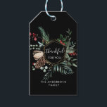 Personalized Thankful for you! Geschenkanhänger<br><div class="desc">Thankful for you! gift tag. Insert your text / name and personalize your product quickly  & easily.</div>