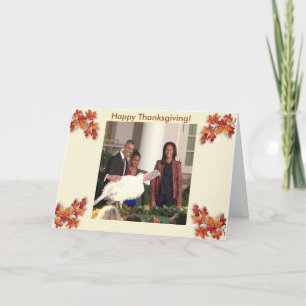 Personalized Thanksgiving Feiertagskarte