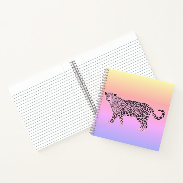 Personalized Tiger Notebook - Yellow Notizbuch (Innenseite)