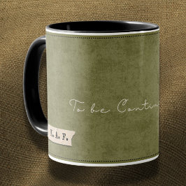 Personalized "To Be Continued" Forest Storyteller  Tasse