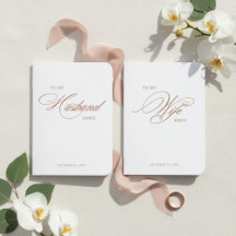 Personalized To My Husband Wife Foil Wedding