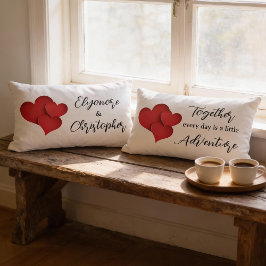 Personalized Together Every Day Adventure Quote Lendenkissen