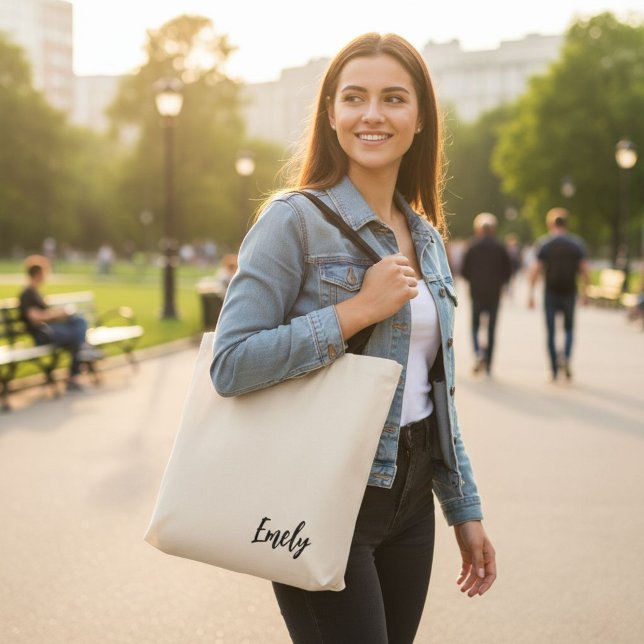 Personalized Tote,  Bridesmaid Gift, Custom Name  Tasche (Von Creator hochgeladen)