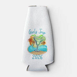 Personalized Tropical Island Flaschenkühler