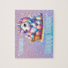 Personalized Unicorn Happy Easter
