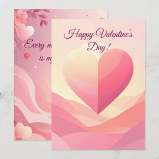Personalized Valentine Card – Romantic Love Greeti Feiertagskarte