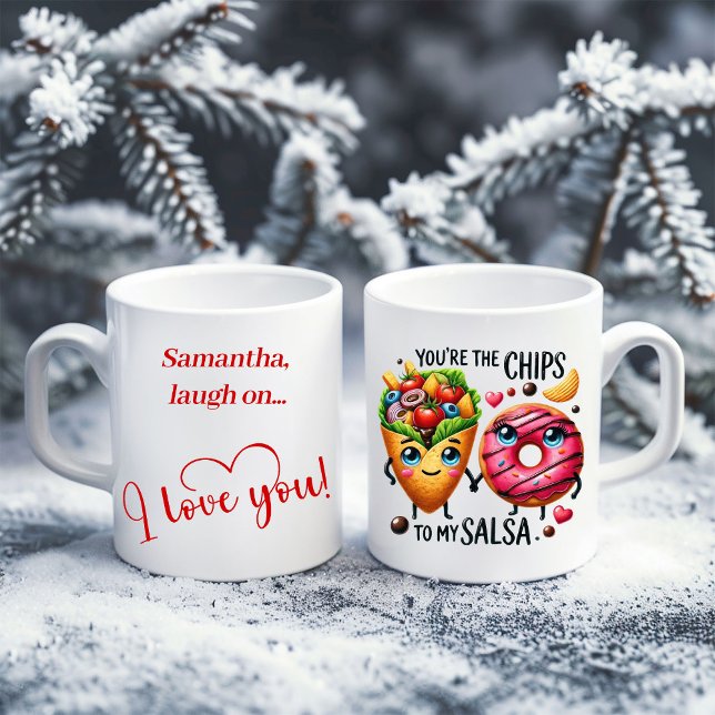 Personalized Valentine Gift Mug Cute Food Humor Kaffeetasse (Personalized Valentine Gift Mug Cute Food Humor)