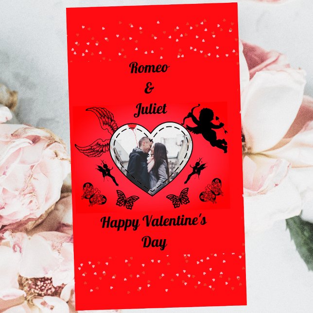 Personalized Valentine Love Photo Card (Von Creator hochgeladen)
