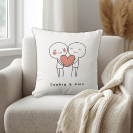 Personalized Valentine’s Couple Matching Kissen