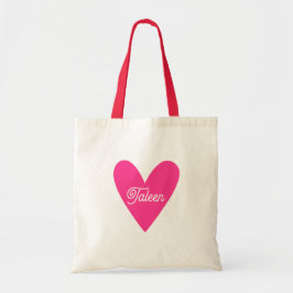 Personalized Valentine’s Day Name Heart Tote Bag Tragetasche