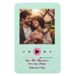 Personalized Valentine's Day Photo Magnet