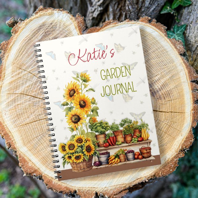 Personalized Vegetable Garden Journal Notizblock (Von Creator hochgeladen)
