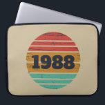 Personalized vintage birthday gift idea laptopschutzhülle<br><div class="desc">You can add some originality to your wardrobe collection with this vintage sunset graphic design with awesome typography font lettering, is a great gift idea for men, women, husbands, wife girlfriend, and a boyfriend who will love this one-of-a-kind artwork. The best amazing and funny holiday present for your happy birthday...</div>