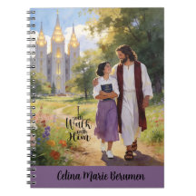 Personalized Walk with Him Christian LDS Journal