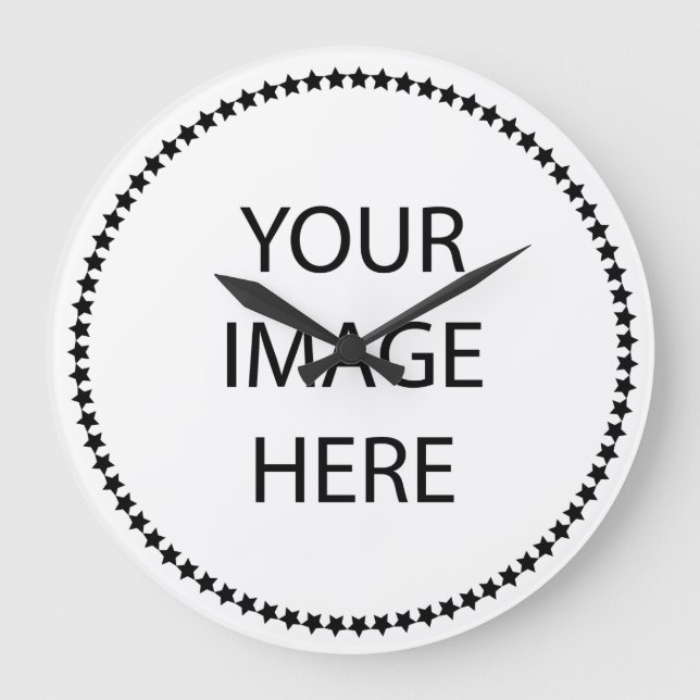 personalized watch große wanduhr (Vorderseite)