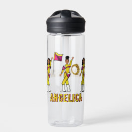 Personalized Water Bottle Gold Pink Blend #2 Trinkflasche