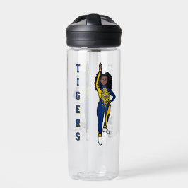 Personalized Water Bottle Gold Tiger #1 Trinkflasche