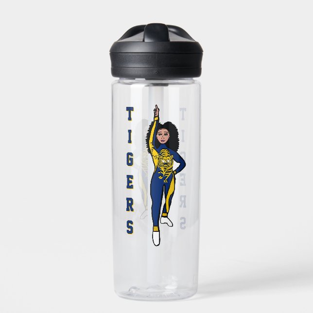Personalized Water Bottle Gold Tiger 2 Trinkflasche (Vorderseite)