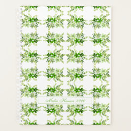 Personalized Watercolor Botanical Planer