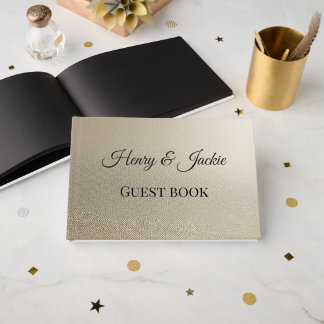 Personalized Wedding Guest Book Gästebuch
