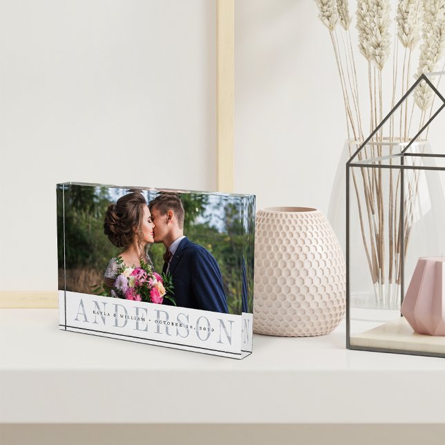 Personalized Wedding Photo Block (Von Creator hochgeladen)