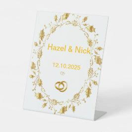Personalized Wedding sign Sockelschild