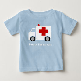 Personalized| weißer zukünftiger Sanitäter Baby T-shirt