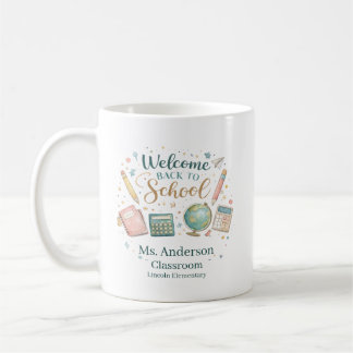 Personalized Welcome Back to School Teacher Kaffeetasse